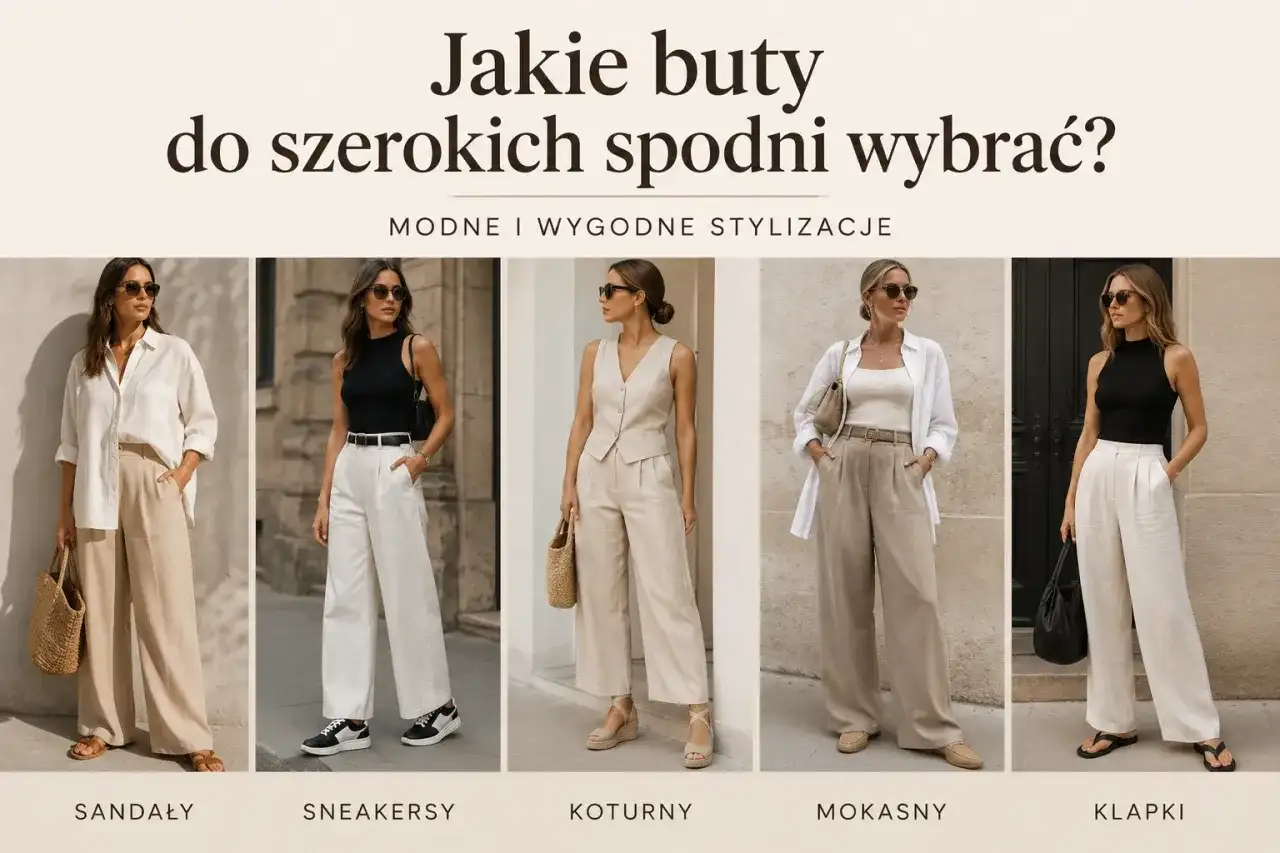 Jakie buty do szerokich spodni? Zasady i gotowe zestawy